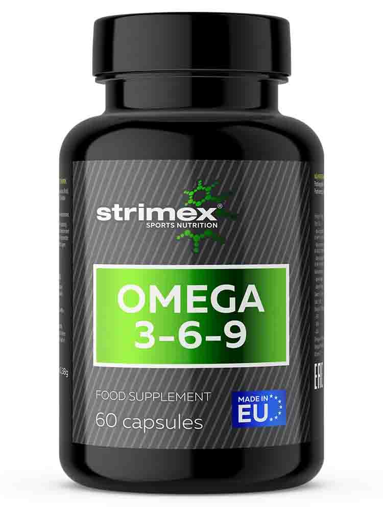 

Жирные кислоты Strimex Omega 3-6-9 60 капс.