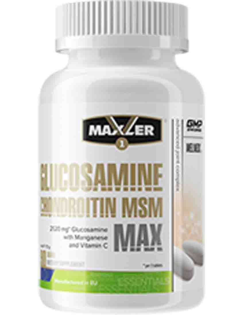 

Витамины и БАДы для суставов Maxler (Макслер) Glucosamine-Chondroitin-MSM MAX 90 табл.