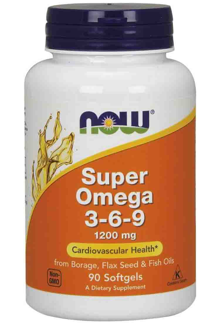 

Жирные кислоты NOW SUPER OMEGA 3-6-9 1200 мг 90 гел.капс.