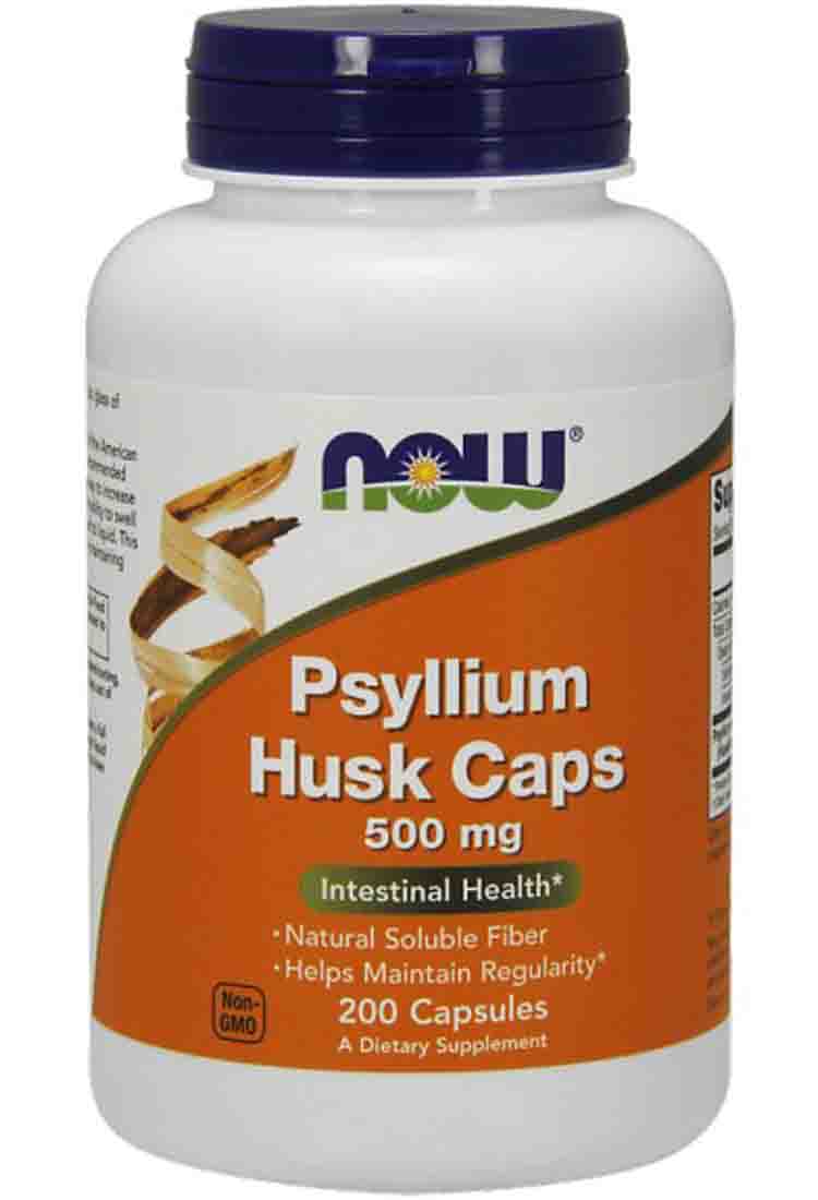 

Биодобавки NOW Psylium Husk 500 mg 200 капс.