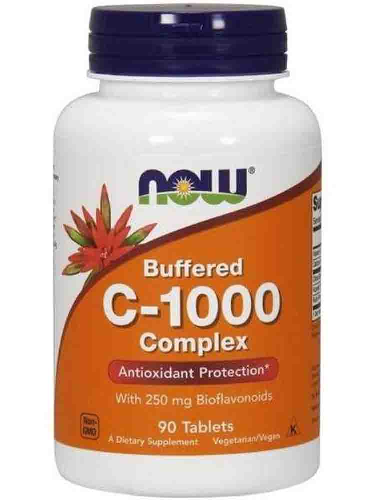 

Отдельные витамины NOW Vitamin C-1000 Complex 90 табл.