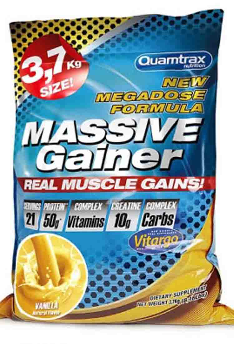 

Гейнеры Quamtrax Massive Gainer 7000 гр. клубника