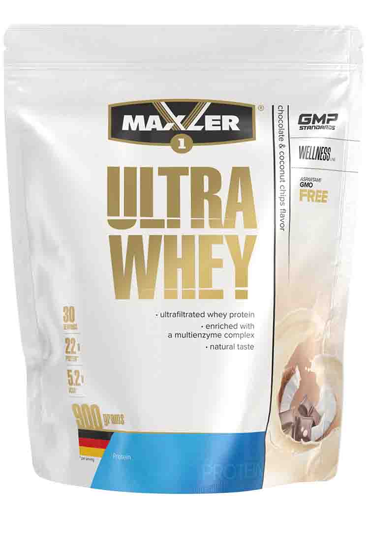 Протеины Maxler Ultra Whey 900 гр. шоколад