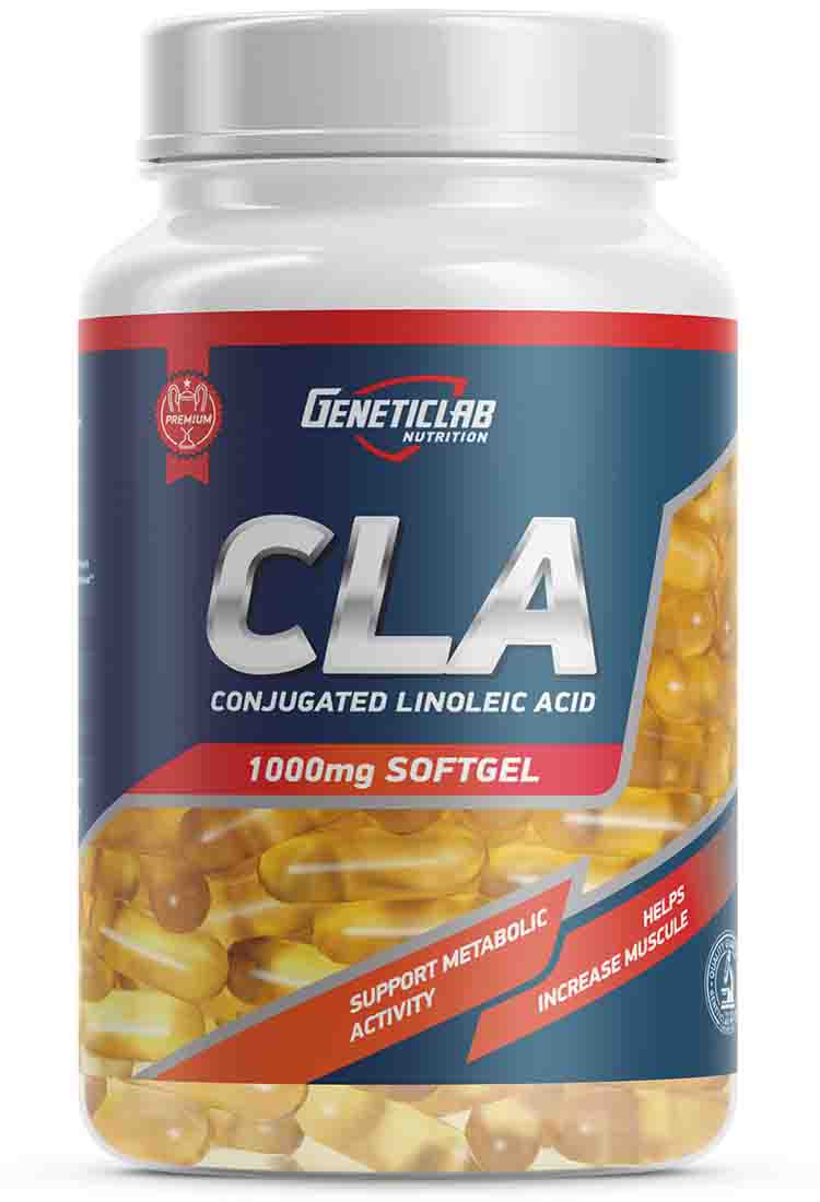 

Жирные кислоты Geneticlab Nutrition Geneticlab CLA 1000 60 гел.капс.