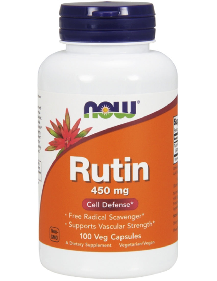 

Биодобавки NOW Rutin 450 mg 100 капс.