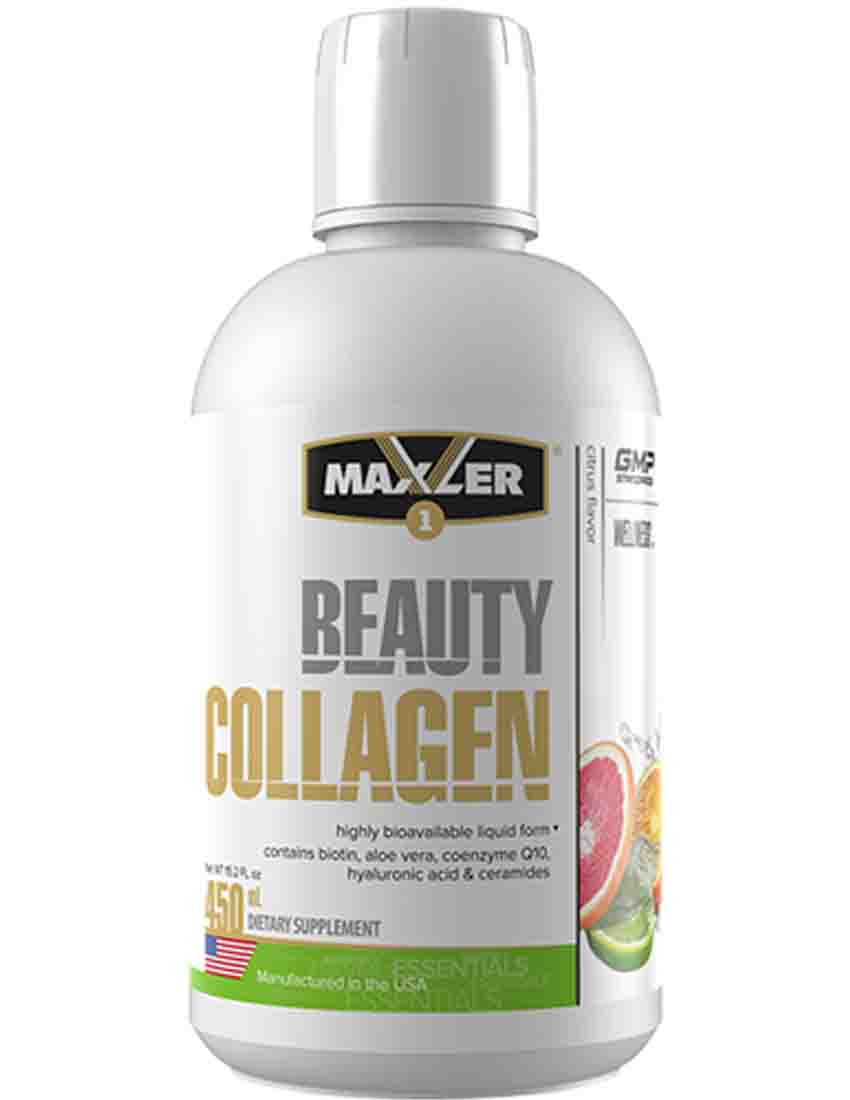 

Витамины и БАДы для суставов Maxler (Макслер) Beauty Collagen 450 мл. цитрус