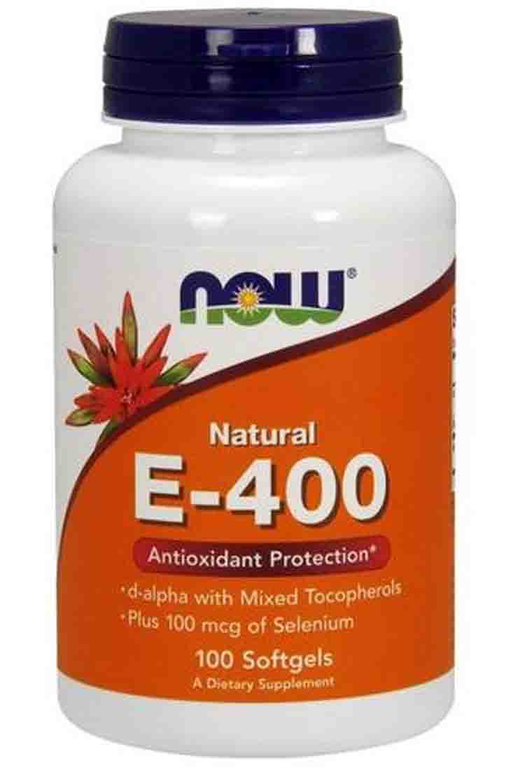 

Отдельные витамины NOW Vitamin E-400 Da 100 гел.капс.