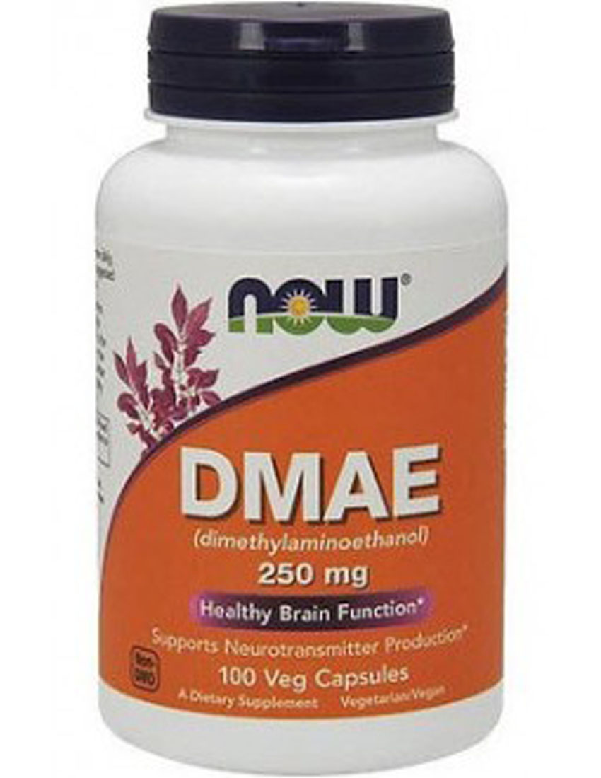 

Добавки для мозга NOW DMAE 250 mg 100 капс.