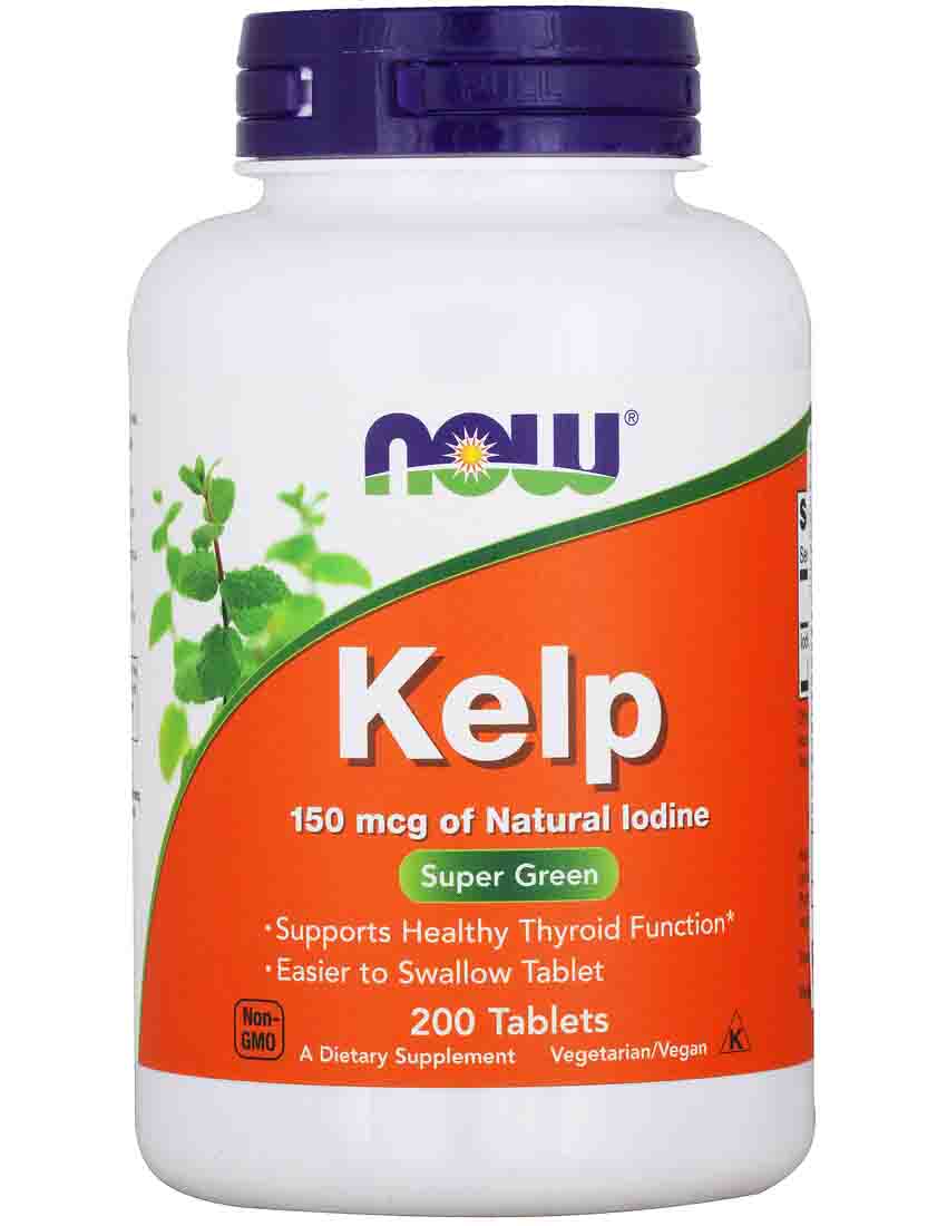 

Минералы NOW Kelp150 mcg 200 табл.