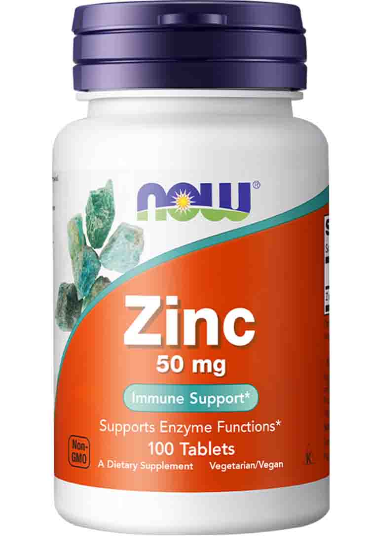 

Минералы NOW Zinc Gluconate 50 mg 100 табл